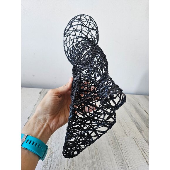 Glitter sparkle witch boot large decor life-size Halloween decor centerpiece uni - Picture 5 of 11